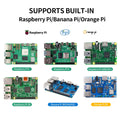 Unew 10.1 inch 1280x800 IPS Touch Raspberry Monitor HDMI Type-C Display for Raspberry Pi 5 4 4B/3B/3A+/2B/B+/A+