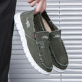 Men's Washed Fabric Casual Shoes Anti Slip and Wear-resistant Driving Shoes Canvas Shoes