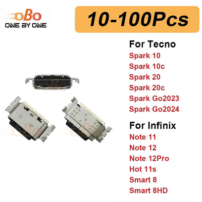 10- Charging Port Dock Plug For Tecno Spark 10 20 Go | SAMAG