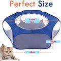Portable Small Pet Cage Transparent Cat and Dog Cage Tent Pet Playpen Open Folding Yard Fence For Dog Hamster Rabbit Guinea Pig