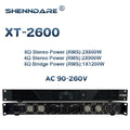 ShennDare XT22500 Professional Power Amplifier 2x2400W 8ohm DJ Subwoofer Amplifier 2 Channel Class D 2X3600W 4Ohm Speaker Preamp