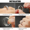 12Pcs 1 Set Ring Adjustment Pad Size Adjuster Fixed Reduction - Visuel 6 | SAMAG
