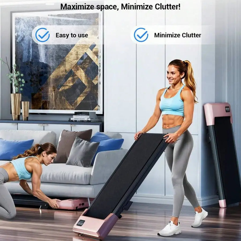 Foldable 6% Slope Under Desk Treadmills 2.5 HP Quiet - View 8 | SAMAG