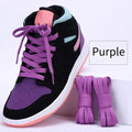 1 pair flat shoes Solid color shoelaces Canvas shoes sports and leisure shoelaces length 100/120/140/160/180cm Shoe accessories