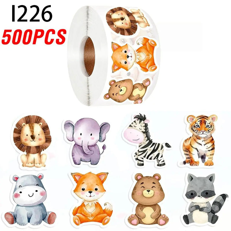 100 - Cute Animal Stickers for Children Cartoon Zoon - View 10 | SAMAG