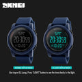 SKMEI Multifunction Back Light Display Countdown Sport Watches For Men Women Alarm 5Bar Waterproof Digital Electronic Wristwatch