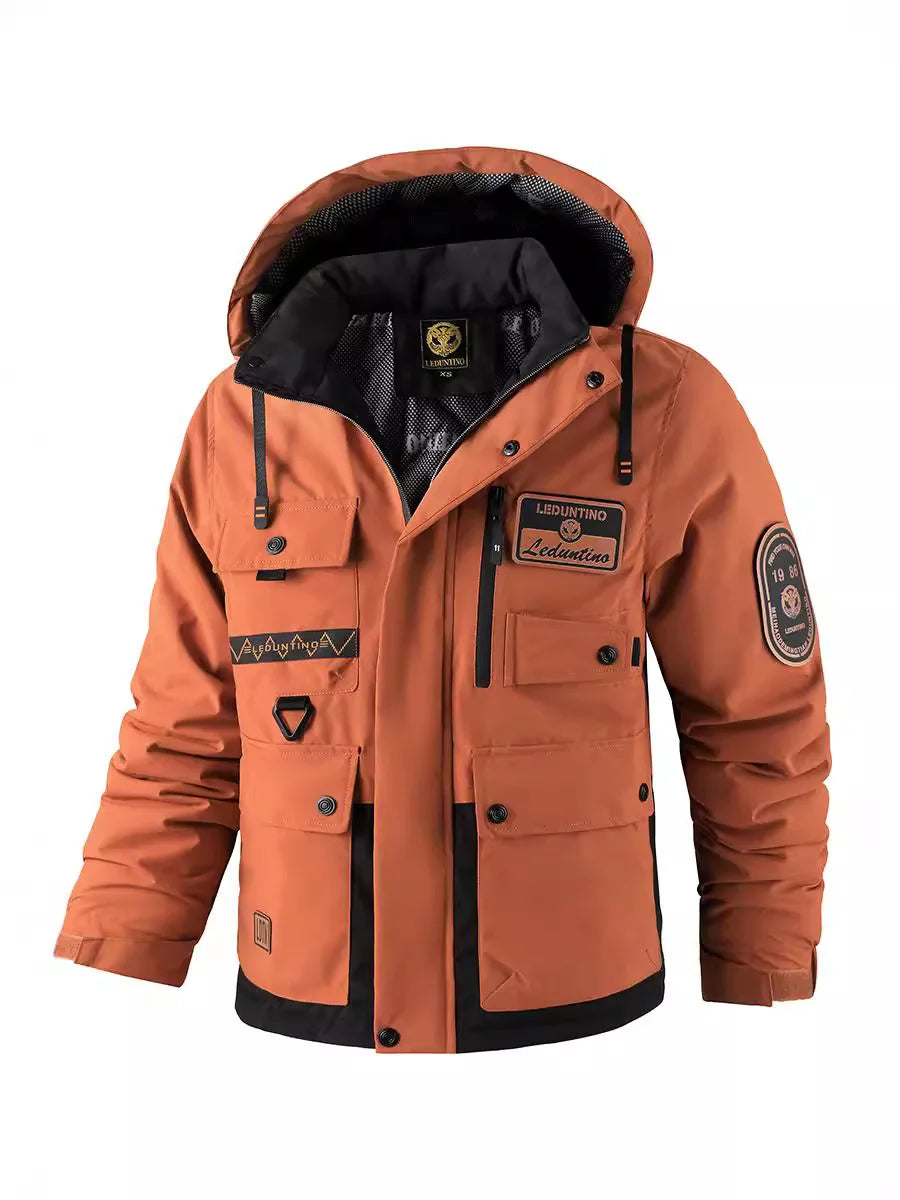 New Winter Men Hooded Down Jackets Casual Winter Coats Down Jackets High Quality Male Thicker Warm Parkas Hombre Jackets Size 3X