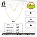 ORSA JEWELS 14K Gold 925 Sterling Silver 1.8mm Paperclip Neck Chain Fashion Link Chain Necklaces for Women Dainty Jewelry SC39