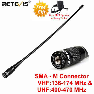 Retevis RHD-771 RT3S Radio Amateur Antennas SMA-M Male | SAMAG