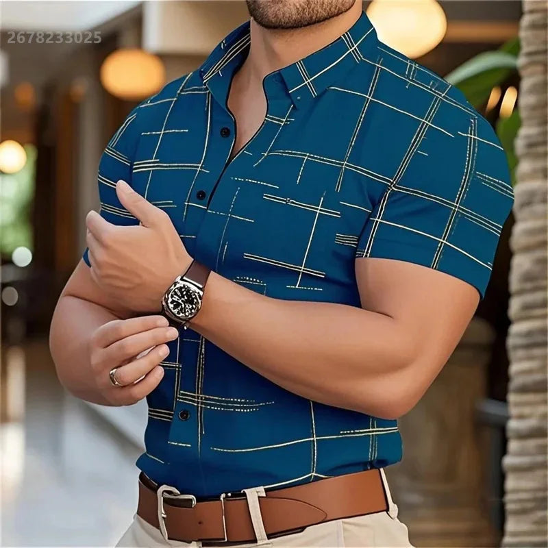 New Men's Shirts Fashion Luxury Social Party Daily Casual | SAMAG