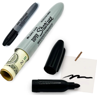 Marker Safe Secret Stashs Container Large Security Hiddens Storage Pen Pills Box Money Compartment Tool | SAMAG