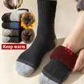 5 Pairs Men's Thickened Towel Socks for Hiking Sports | SAMAG
