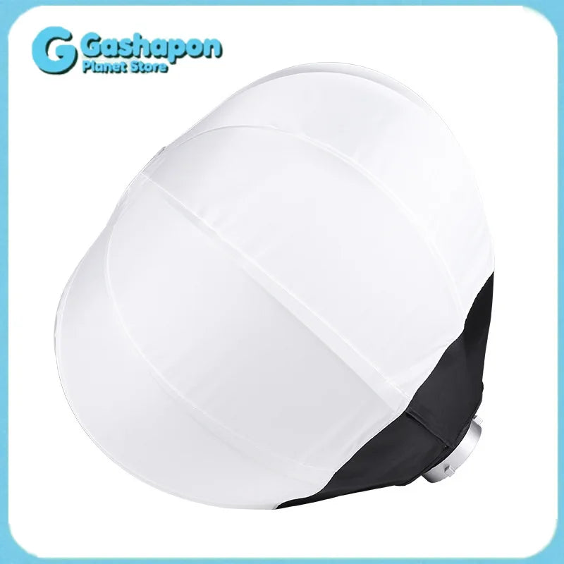 Bowens Mount Softbox Ball Sphere Diffuser for Studio Flash Monolight Continuous Lighting Photo Video Live Streaming