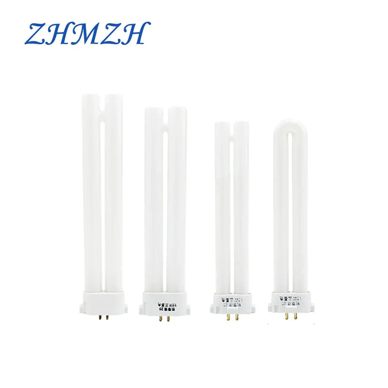 Fluorescent Lamps 220V Party Four Needles Desk Lamp Tubes Eye-protection Lights 13W 18W 27W Square Four-pin Trichromatic Tube