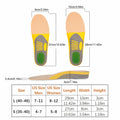 1 pair Orthopedic Insoles Orthotics Flat Foot Health Sole Pad for Shoes Insert Arch Support Pad for Plantar Fasciitis Feet Care