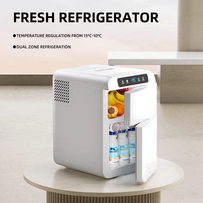 28L Vehicle Freezing Fridge Portable Cooling Refrigerator Nevera Mini Koelkast