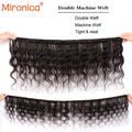 Raw 12A Body Wave Human Hair Bundles Human Hair Brazilian Unprocessed Double Weft Weaving Virgin Hair Extensions Remy Hair Bundles Natural Color 3/4Bundles For Women Daily Use Birthday Holiday Gift Kpop Popular Hairstyles