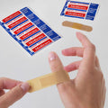 100pcs Waterproof Band Aid Transparent Invisible Hemostatic Breathable Water Bathing Swimming Bandage First Aid Kit
