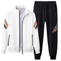 Men's Sports Two - piece Casual Spring And Autumn Long Sleeve Cardigan Sweatshirt Trousers Outdoor Suit Sportswear | SAMAG