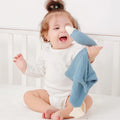 Baby Security Blanket Soft Cotton Muslin Comforter for Newborn Infant Sleeping Snuggle Toy Stuffed Animal Soothe Appease Towel