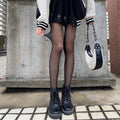 Sexy Polka Dot Silk Stockings Bow/Heart Thin Lady Tights Pantyhose Nylon Black/White Nightclub Female Ladies Silk Tights Hosiery