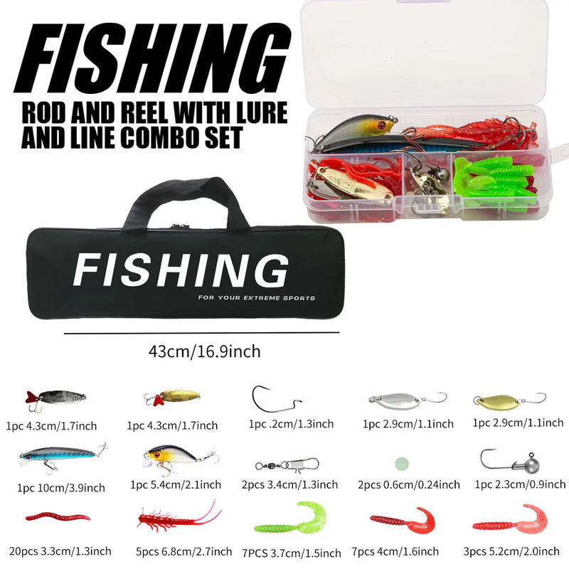 3.0m Orange Carbon Telescopic Lure and Sea Rod Combo - View 3 | SAMAG