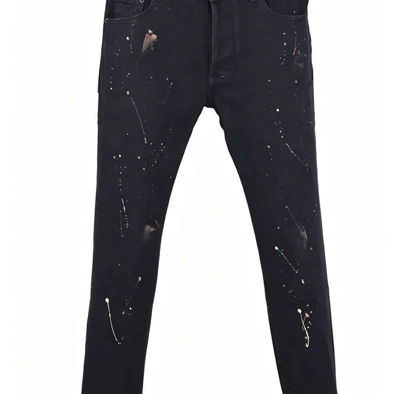 6057 Four Seasons New Men's Wear Washed Ripped Patch | SAMAG