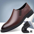 New Men's Leather Shoes Handmade High Quality Casual Oxford Business Work Shoes Black Coffee Lace-up Comfortable Man Shoes