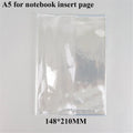 Waterproof PVC Transparent Protective Sleeve for A6 A5 Notebook Journal Planner Book Diary Protects Cover Office Supplies
