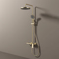Golden Shower Set Bathroom Multi Function Spout Mixer With Shower Hand Hotel Apartment Bathtub Booster Shower Systems Set