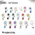 New 25 * 45 mm Alloy Flower Board Rhinestone Pendant DIY - View 5 | SAMAG