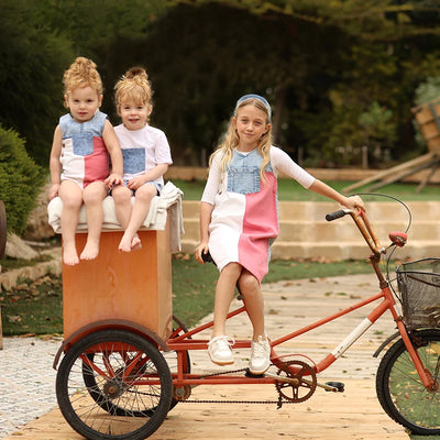 Summer Denim Collection Girls Dress Set Cute Baby Rompers | SAMAG