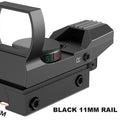 Bestsight Red Dot Sight Holographic Reflex Sight 4 Reticle Optics Red and Green Illuminated Collimator Sight Hunting Scopes