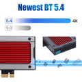 WIFI 7 BE200 BT5.4 FV - BE8800RGB PCIE Adapter WiFi7 802.11BE External Antenna 120CM Cable Wireless - Visuel 5 | SAMAG