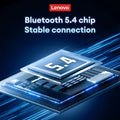 Choice Lenovo XT53 Earphone Wireless Bluetooth 5.4 Headphones Low Latency Gaming Headset Noise Reduction LED Display Earbuds New