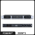 FSWIRI Professional 1U Digital Power Amplifier 350W *2 Stage Performance Audio Equipment Power Amplifier Home Meeting KTV