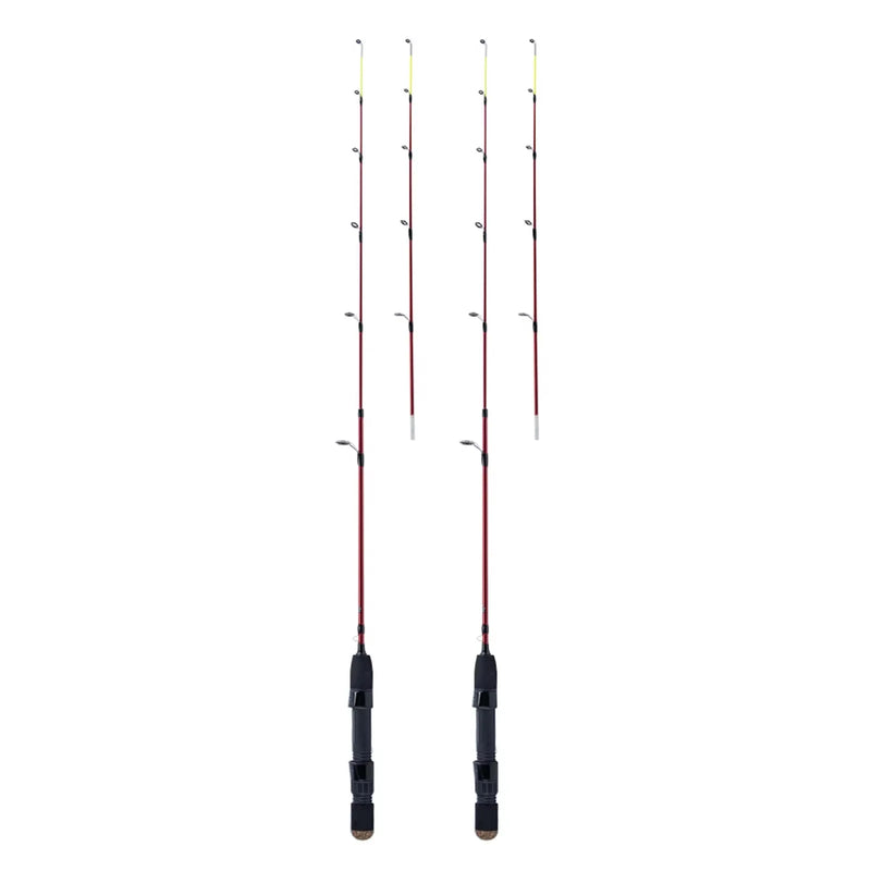 Goture Winter Ice Fishing Rods 32‘’ 2 tips Spinning Rod M/MH Power Cork Handle Ice pole Ultra-light Carp Fishing