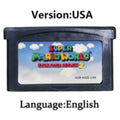Mario GBA Games cards EUR USA Version GBA Game Cartridge 32 Bit Video Game Console Card Series Super  Wario Land4