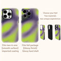 Neon Mist Phone Case for IPhone 17AIR 16E 16 15 14 13 12 11 17 Pro Max Plus Double-layer Back Cover