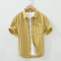 100% Cotton Solid Color Men's Summer Lightweight Short | SAMAG