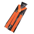 Unisex Elastic Leather Suspenders Braces Men Women Gift Black Blue Red Adjustable Straps for Wedding Suit Skirt Accessories