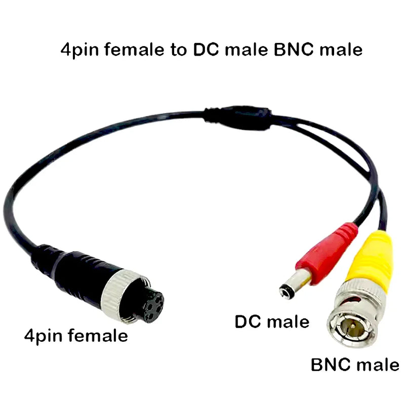 CCTV Accessories-12V2A Power AHD DVR NVR 2TB Hard Drive Network DC+BNC 2in1 Cable,VGA Airline Video Converter&Connectors Kit