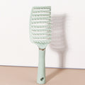 Curling brush - ergonomic handle, hollow design, durable rubber bristles, suitable for all types of hair
