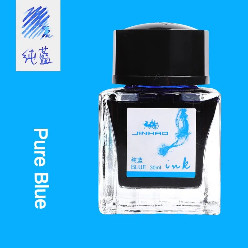 Jinhao Fountain Pen Chinese ink 30ml Color Glass Bottled Ink Writing Drawing ink Cartridge Office School Supplies Stationery