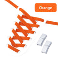 Magnetic Lock Shoelaces Without ties 8mm Wide Flat Elastic Laces Sneakers Tennis No Tie Shoe laces Easy Use Shoes Accessories