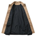 Plus Size 8XL Men Spring Trench Turn Down Collar Long Windbreaker Jacket Male Oversize Big Large Windproof Coat Autumn Outwear