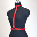 Women's Punk Leather Harness Belt Gothic Street Style Fashionable Suspender Corset Decoration Accessories