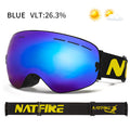 Ski Goggles Anti-fog Double Layers UV400 Big Glasses | SAMAG