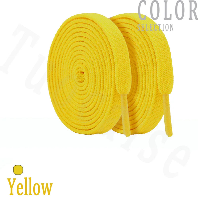 1 Pair No Tie Shoelaces for Shoes 8MM Flat Elastic Laces Sneakers Kids Adult Quick Shoelace Without Ties Shoe Accessories