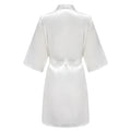 Wedding Party Team Bride Robe With White Letters Kimono | SAMAG
